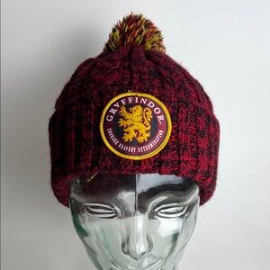 Gryffindor Harry Potter Knit Toque Beanie with Pom Pom
